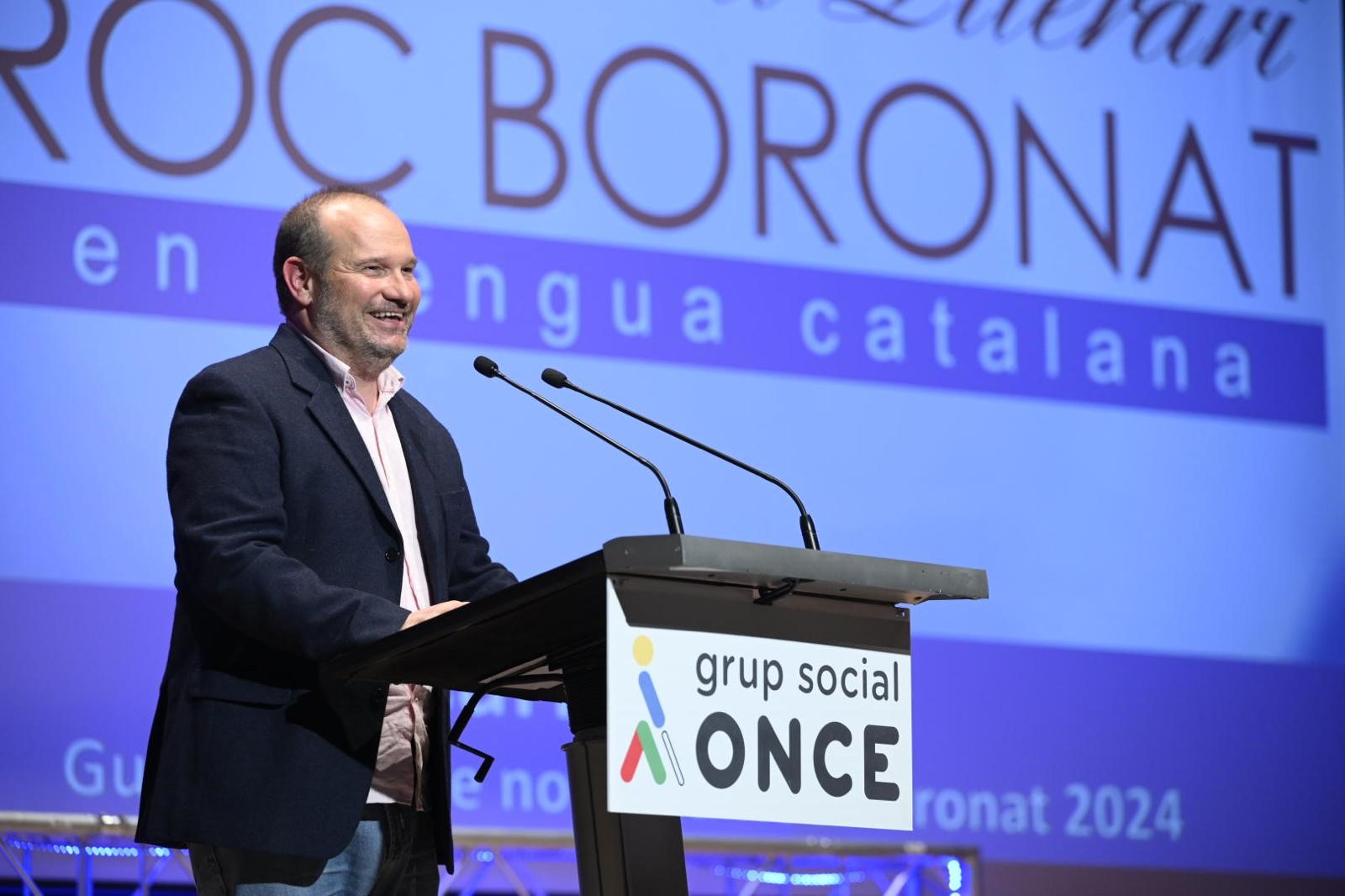 Carles Durà, guanyador del Roc Boronat 2024.