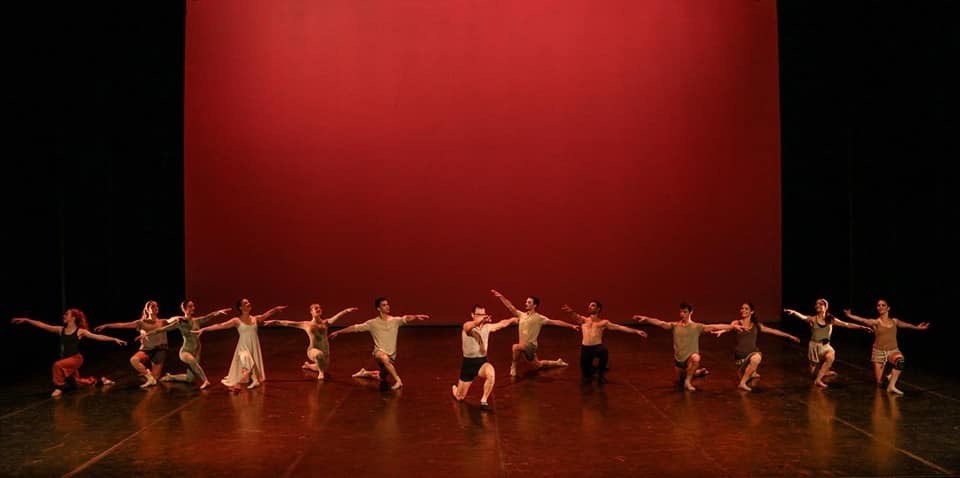 Teo Marco Rubio, en una coreografia grupal.
