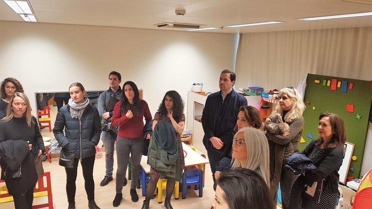 El grup del GSMA va visitar  el Centre de Recursos Educatius ONCE Barcelona, centre pioner en la integració dels nens cecs a les escoles ordinàries.