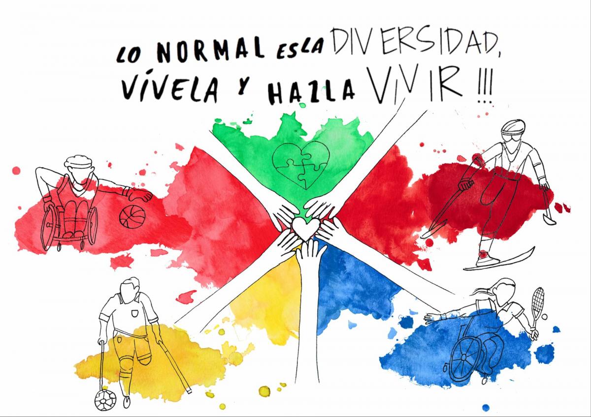 Grup A 6è de Primària del Col·legi Sant Rafael de #LaSelvaDelCamp @colsrafael Títol: ‘Lo normal es la diversidad, vívela y hazla vivir’.  