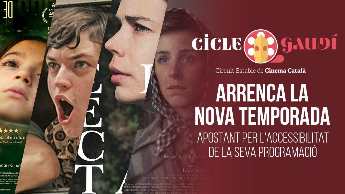 Cartell promocional de la nova temporada del Cicle Gaudí, on posa 