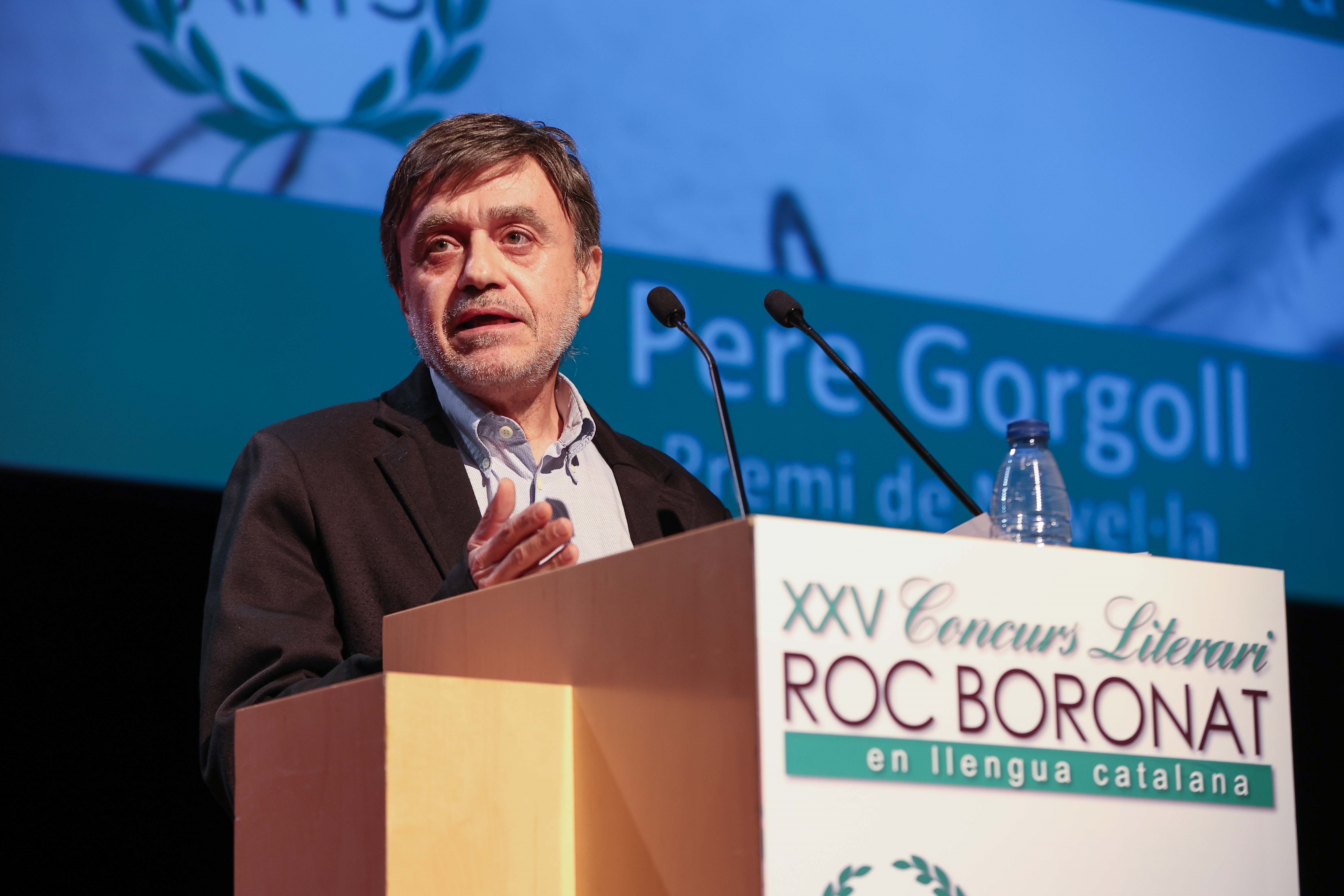 Pere Gorgoll, guanyador de narrativa de l'any 2023.