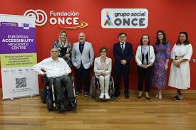 Foto de Família de Fundación ONCE en el Centre de Recursos de European Accessibility (arxiu).