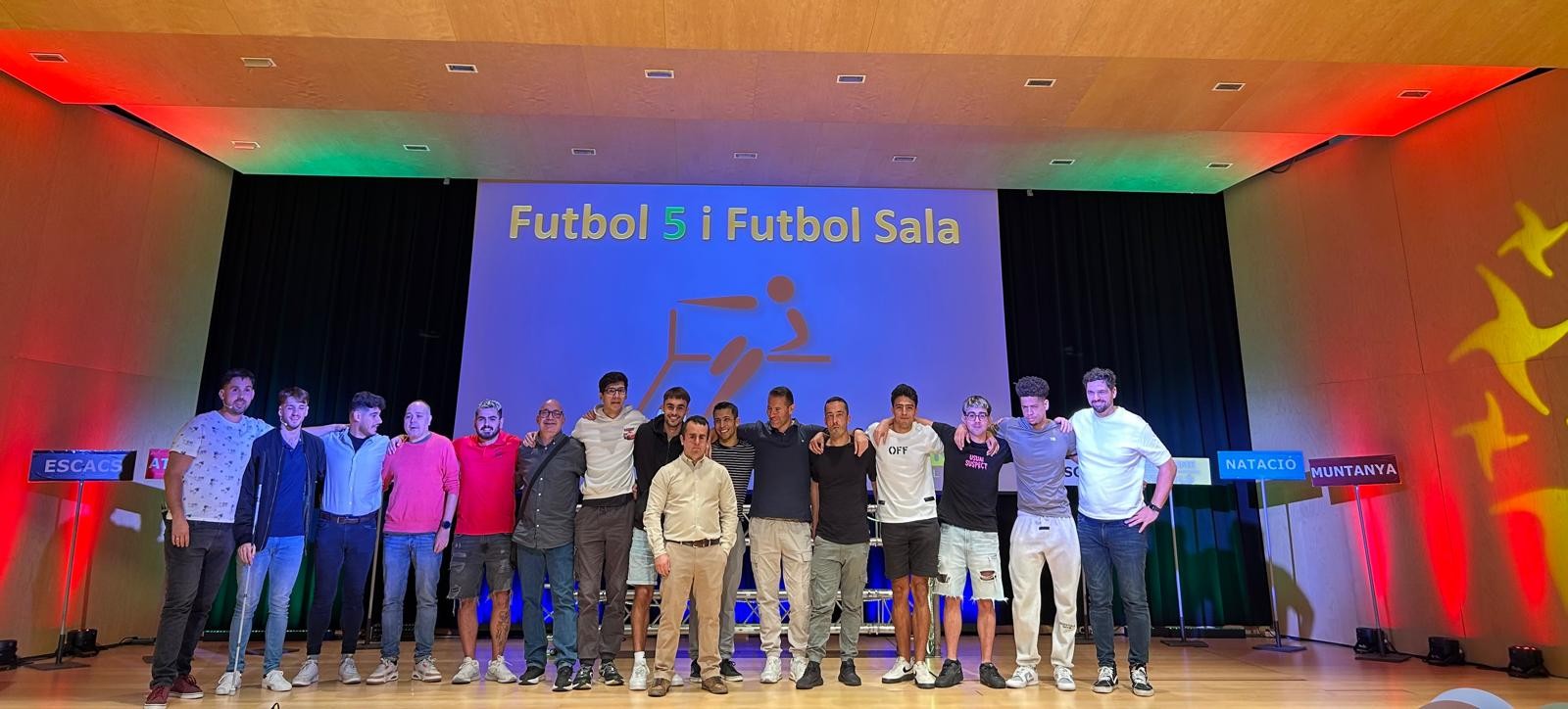 Integrants de Fuybol 5 i Futbol sala.