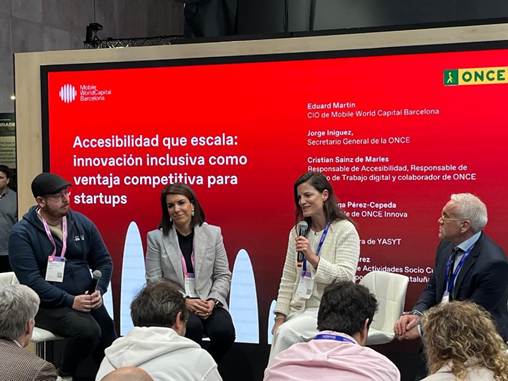 Grup Social ONCE en la seva participació al Mobile .