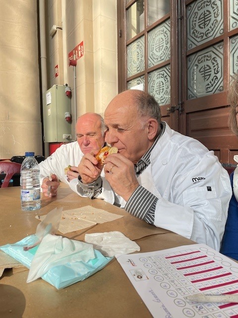 Ramón Gironés, en una prova com a jurat.