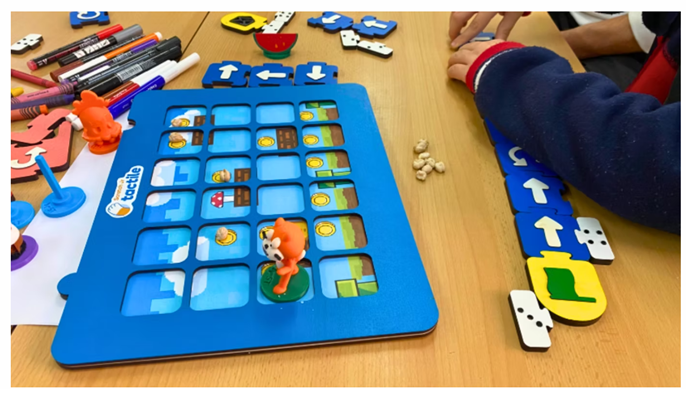 Imatge del taller de robots.