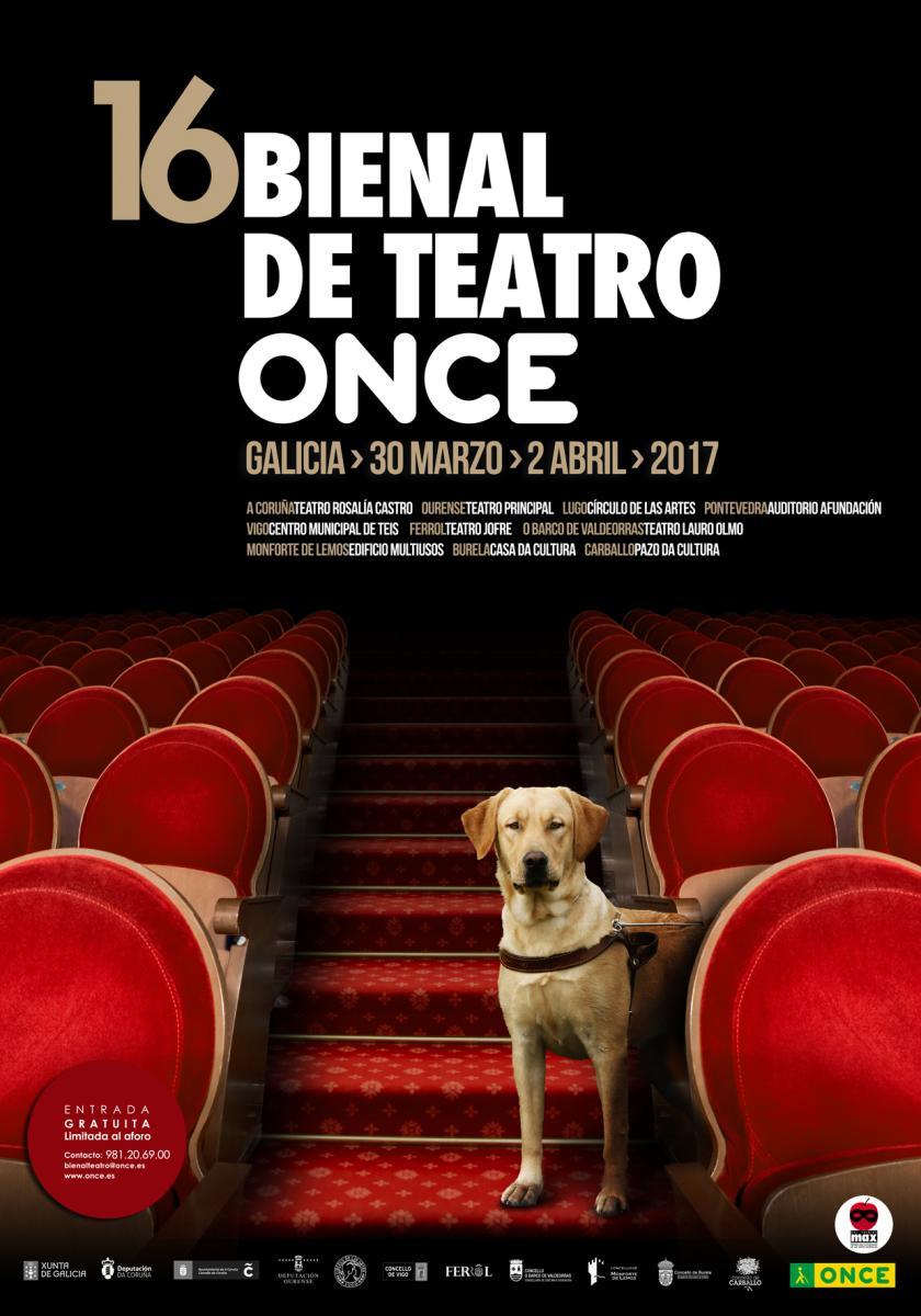 Cartel de la XVI Bienal de Teatro ONCE 