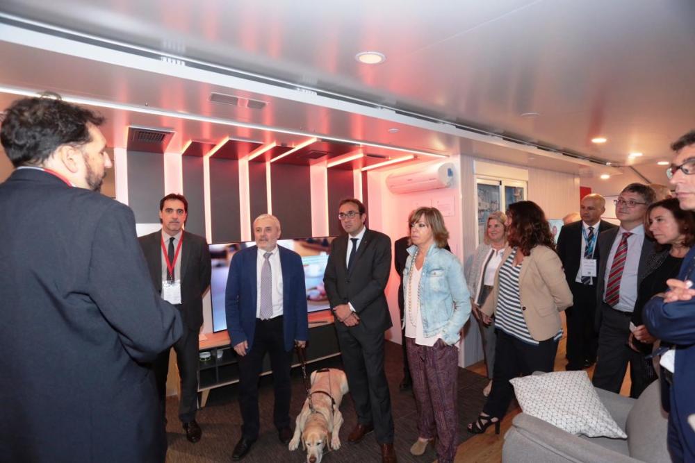 L'habitatge, de més de 100 metres quadrats, es va poder visitar a Construmat (Fira de Barcelona-Recinte Gran Via. Àrea d’activitats TALKS ARENA, la zona congressual de CONSTRUMAT), del 23 al  26 de maig. 