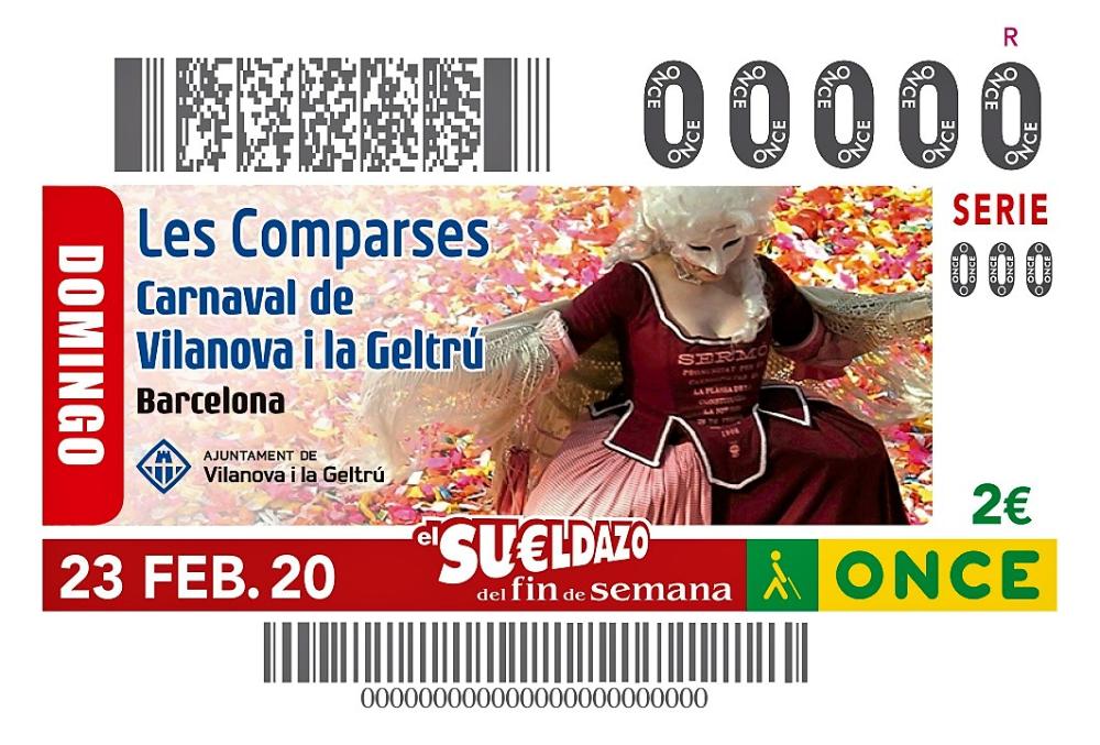 Imatge del Cupó de Les Comparses de Vilanova i La Geltrú