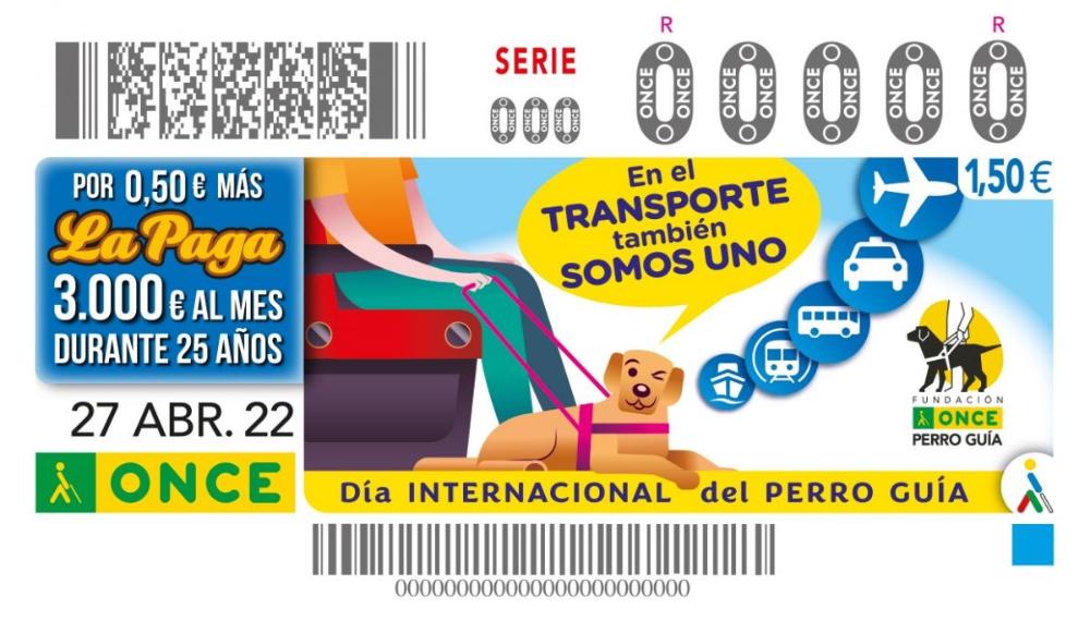 Imatge del cupó dedicat al Dia del Gos Pigall, el 27 d'abril.