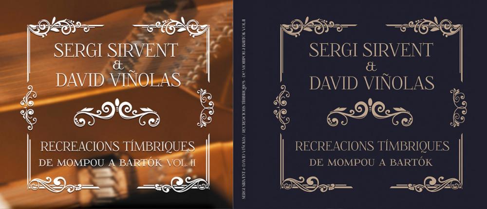 Caràtula CD 'Recreacions tímbriques: de Mompou a Bartók'
