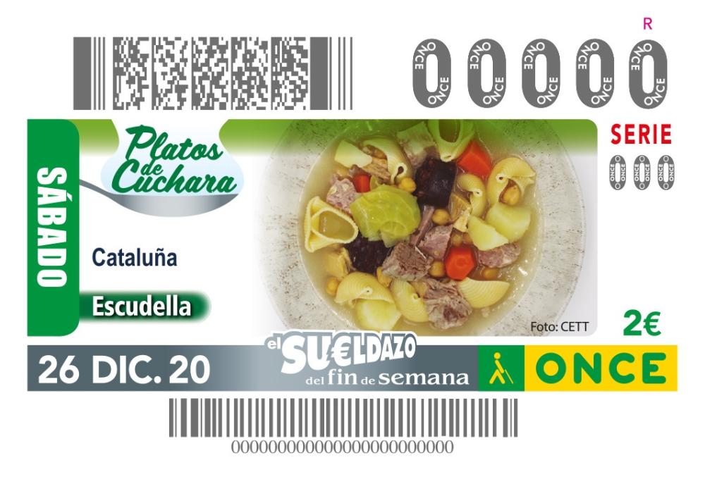 Cupó del 26 de desembre dedicat a 'L'Escudella'.