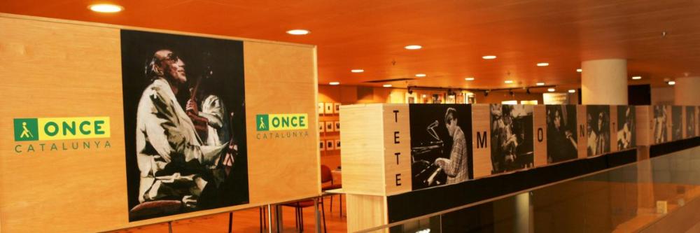 Panoràmica de l'exposició de Tete Montoliu.