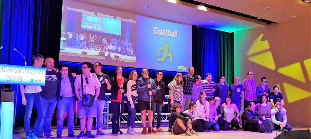 Moment de desfilada esportistes Gala Esport 2018