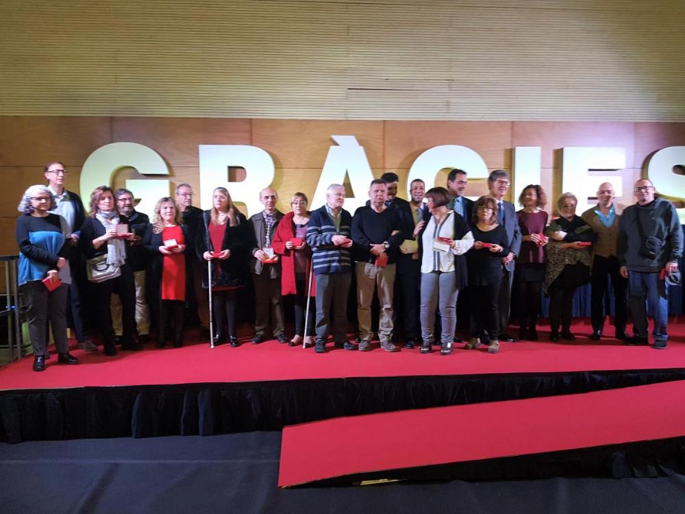 Foto de Família Medallistes de 35 anys, a la DT