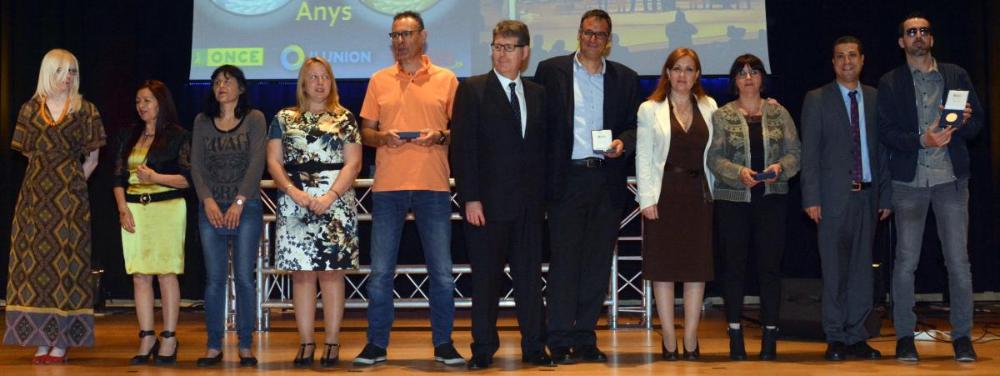 1er. grup De la Delegació Territorial: Alfred Ardiaca Soles, David De Francisco Franch, Eva García Valentín, Mónica Núñez García i Ramón Ozalla Blanco 