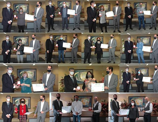Entrega medalles a personal del CRE i del SBO: