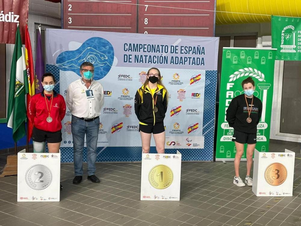 Emma Feliu, or en el 400 lliure.