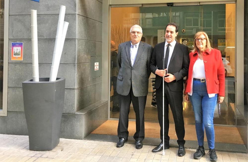 Enric Botí amb Anna Balletbò, presidenta de la Fundació Internacional Olof Palme i 