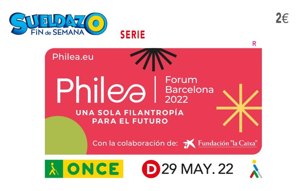 Imatge del cupó del 29 de maig dedicat al I Fòrum de Philea.