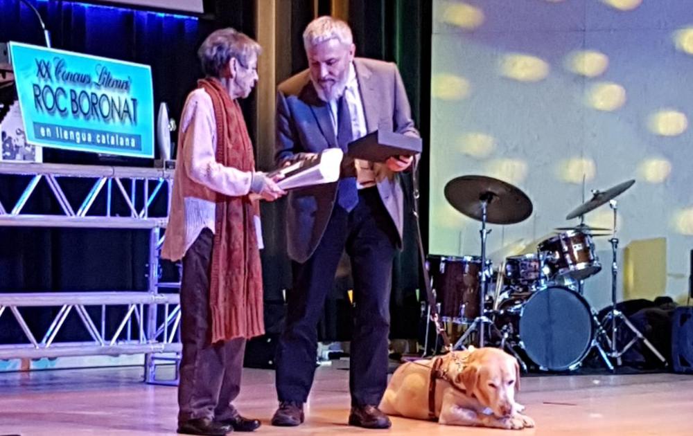 Maria Antònia Oliver i Xavier Grau.