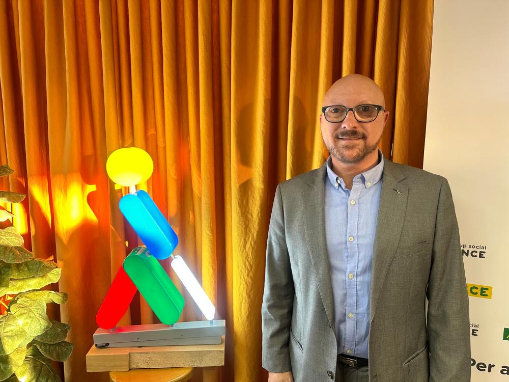 Eduardo González, nou director de l'agència de l'ONCE a Badalona.