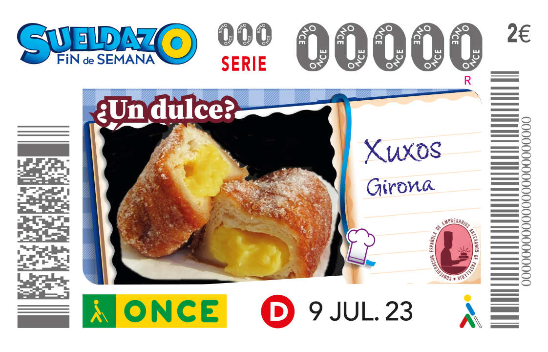 Cupó amb zeros dedicat al 'Xuixo' de Girona.