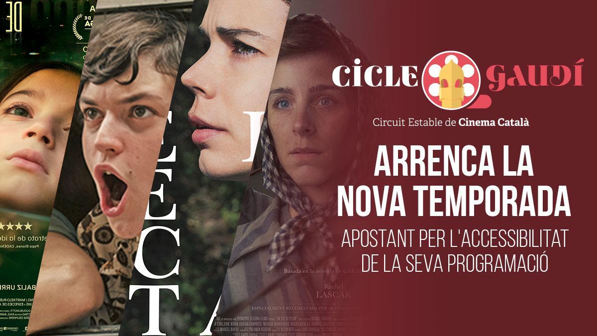 Cartell promocional de la nova temporada del Cicle Gaudí, on posa
