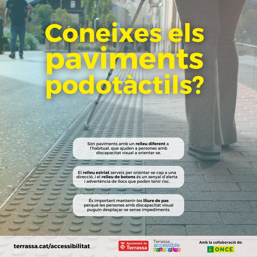 Imatge de la campanya dels Encaminadors a Terrassa.