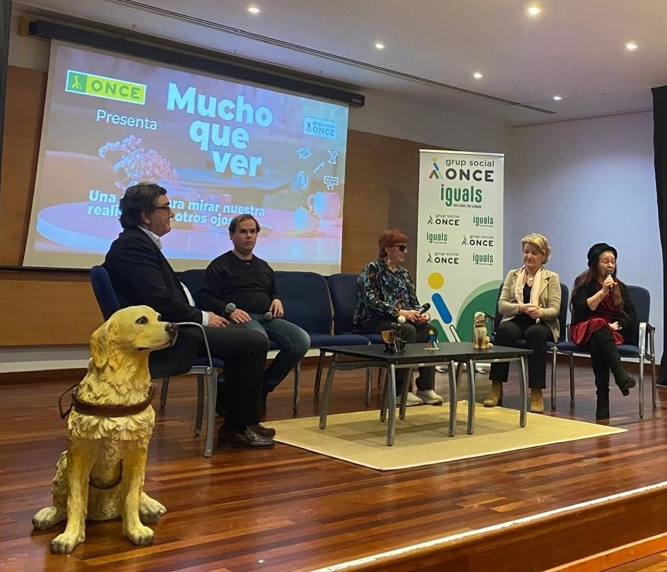 L’acte va comptar amb la participació de Josep Vilaseca, director de l’ONCE a Tarragona; Laura Blanco, tècnic en rehabilitació; i el testimoni d’Elena Gómez i David Ramírez, persones cegues, i Rafi Pérez, vicepresidenta del Consell territorial d'ONCE Catalunya.
