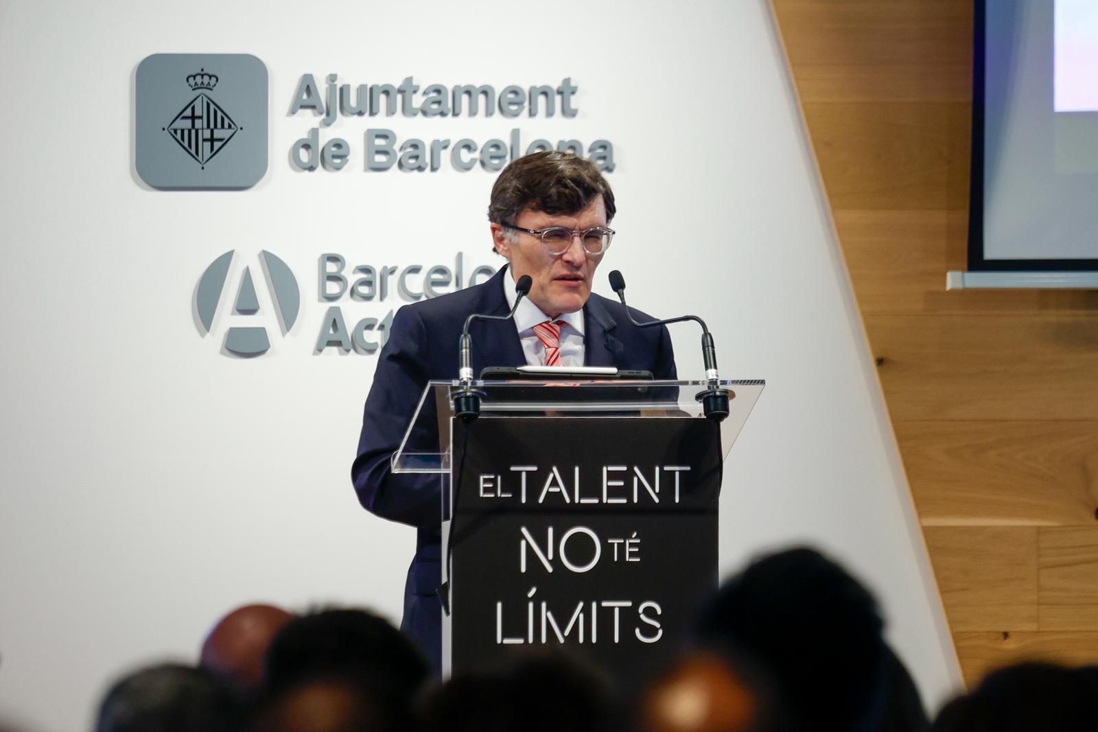 Alberto Duran, vicepresident executiu de Fundació ONCE, en un momnet de la seva intervenció.