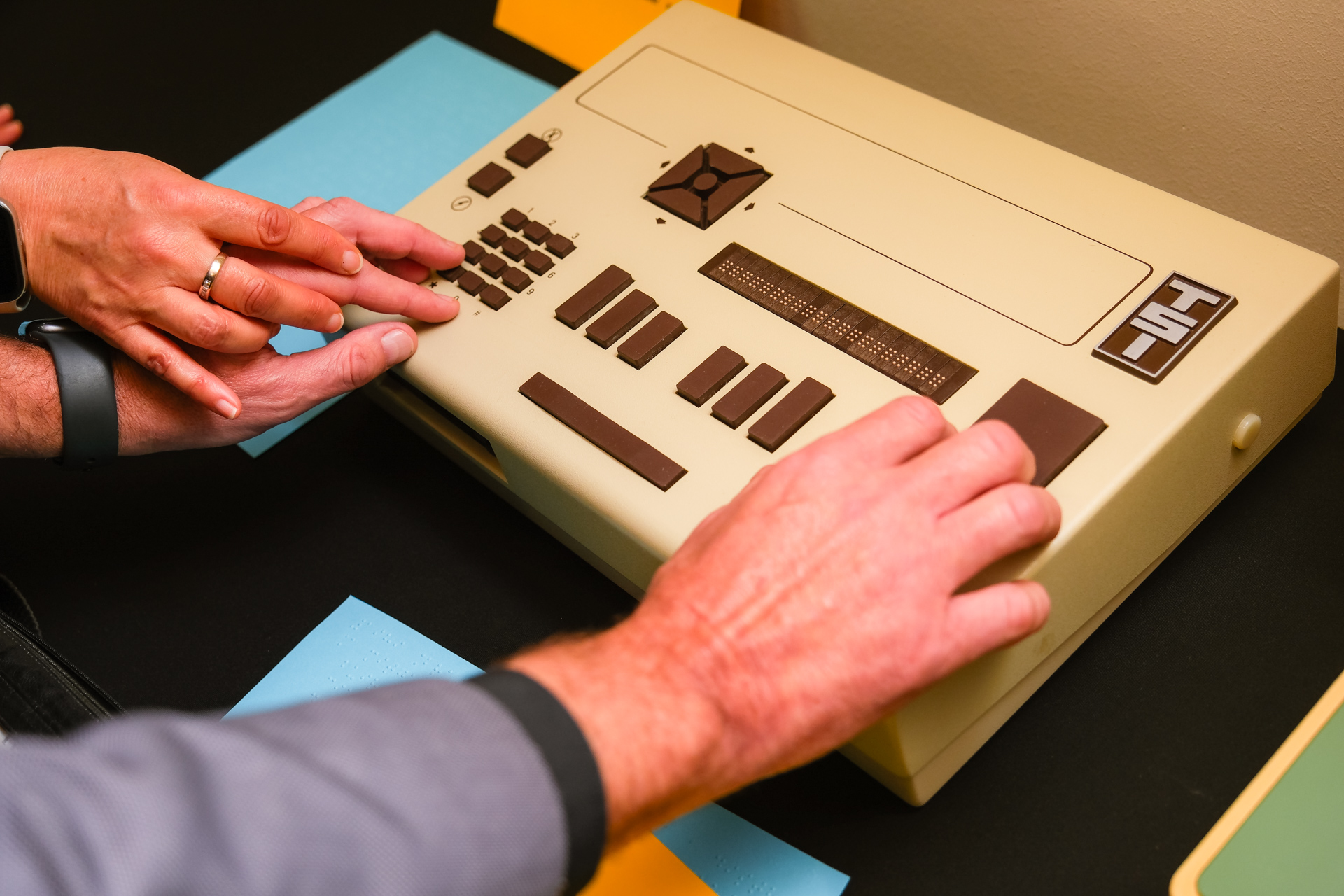 Un dels aparells adaptats de la mostra que es va fer a la jornada.