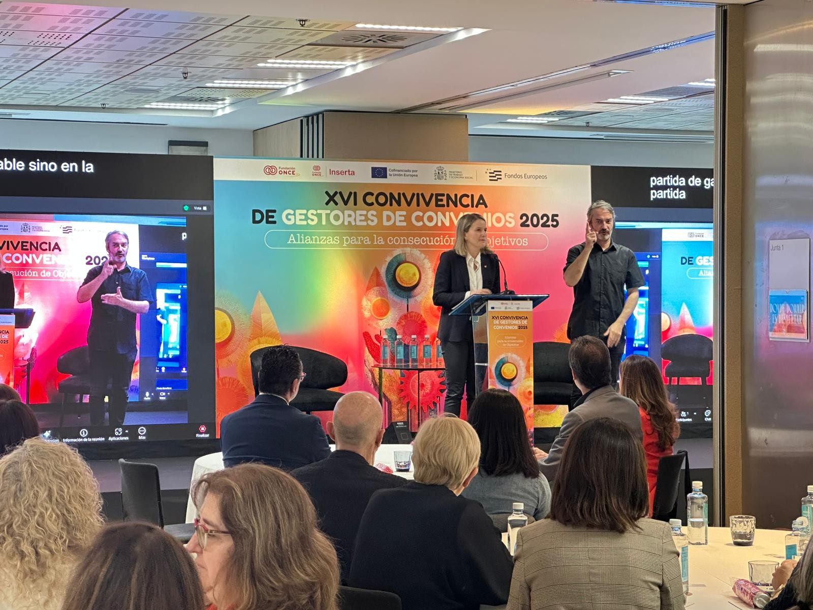 Jornada presidida per Mònica Martínez, consellera de Drets Socials del Govern de la Generalitat de Catalunya.